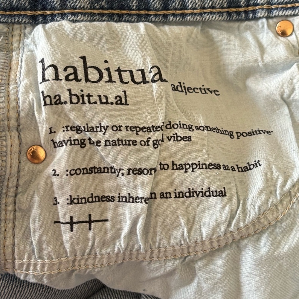 Habitual Denver Denim Wide Leg Light Blue Jeans Womens Size 6/28 - Picture 16 of 16